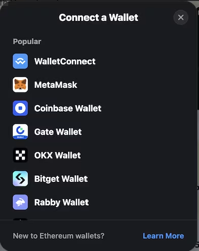 Connecting Rabby to Harmonix